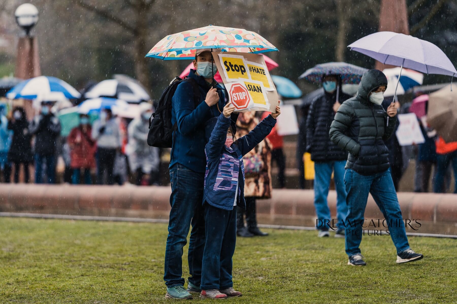 Bellevue Downtown Park Stop Asian Hate Rally
