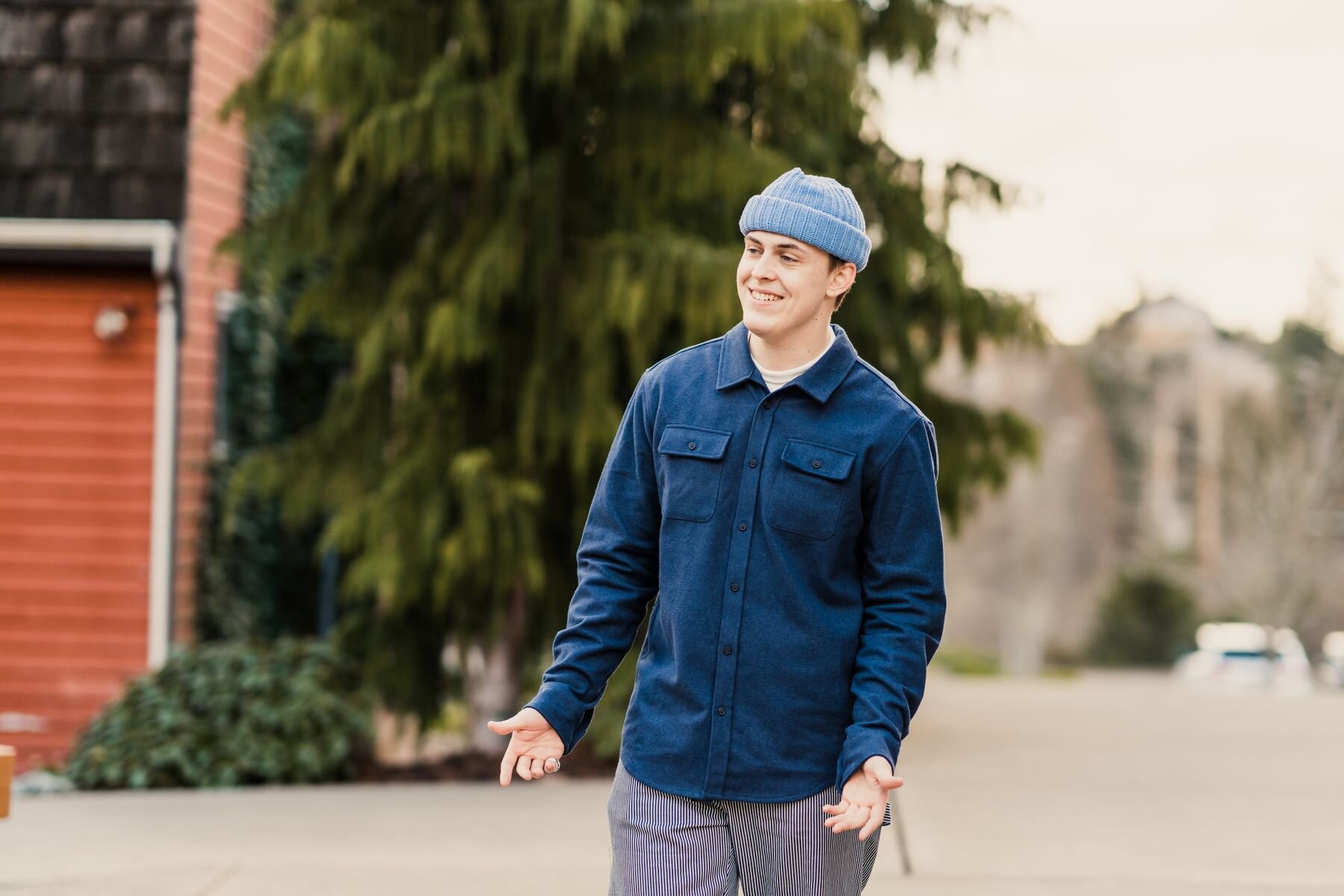 Sammamish Senior Guy Finn being himself