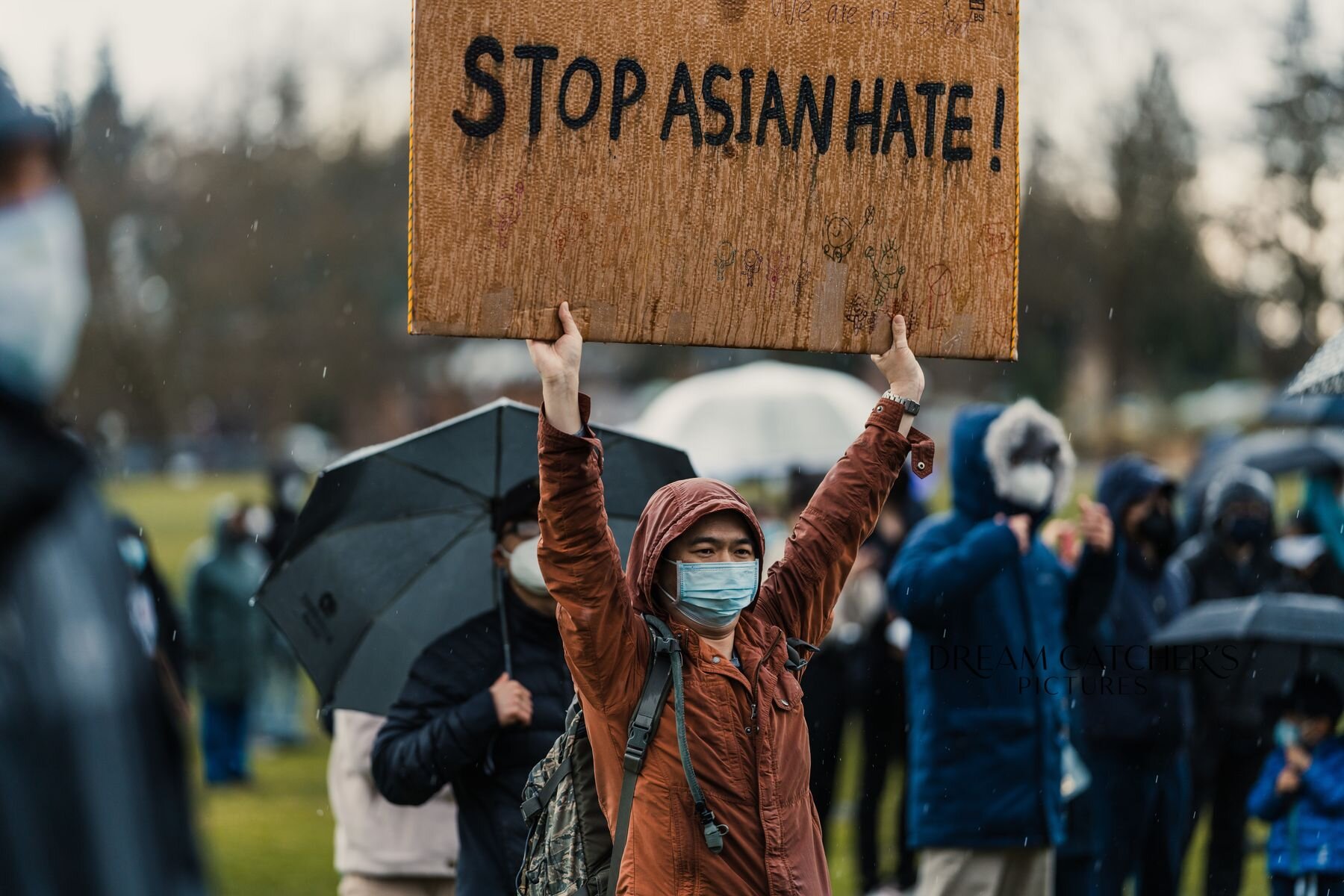 Bellevue Downtown Park Stop Asian Hate Rally